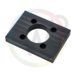 [Wp14374 HOL610-0024] Holz kunststof torsie plaat voor hydrauliekmotor