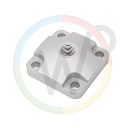 [WP431579] Opnameflens voor pneumatische cilinder DN50-VA met bevestigingsschroeven en veerringen