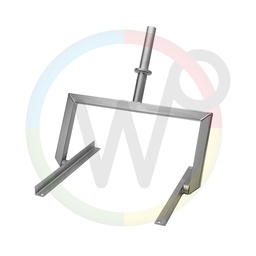 [Wp13674 HOL798-0017] Holz cadre en acier inoxydable pour le ventilateur Holz