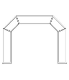 [Ace13993] Holz showboog plexiglas bovendeel melkglas (+200)